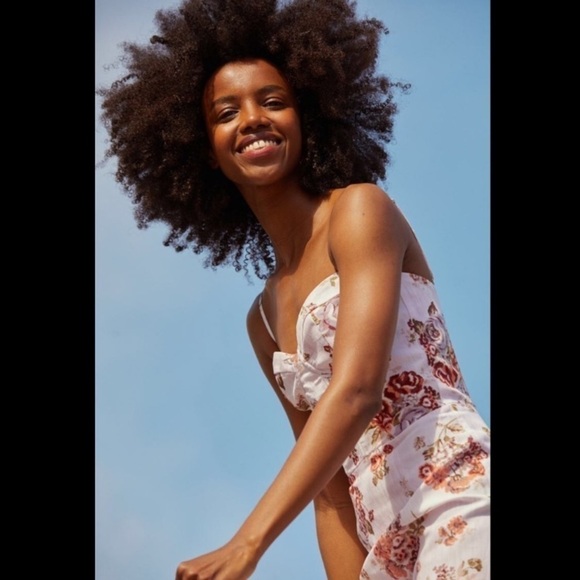 Brock Collection x H&M Lyocell-blend Dress floral size small beach summer travel - Picture 8 of 16